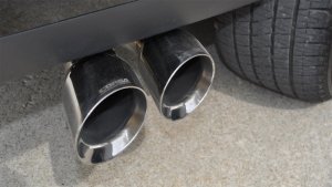 GMC Yukon Denali XL Performance Exhaust - CORSA Performance - Cat-Back Single Side Exit Twin 4in Polished Tips - Polished - `15-`20